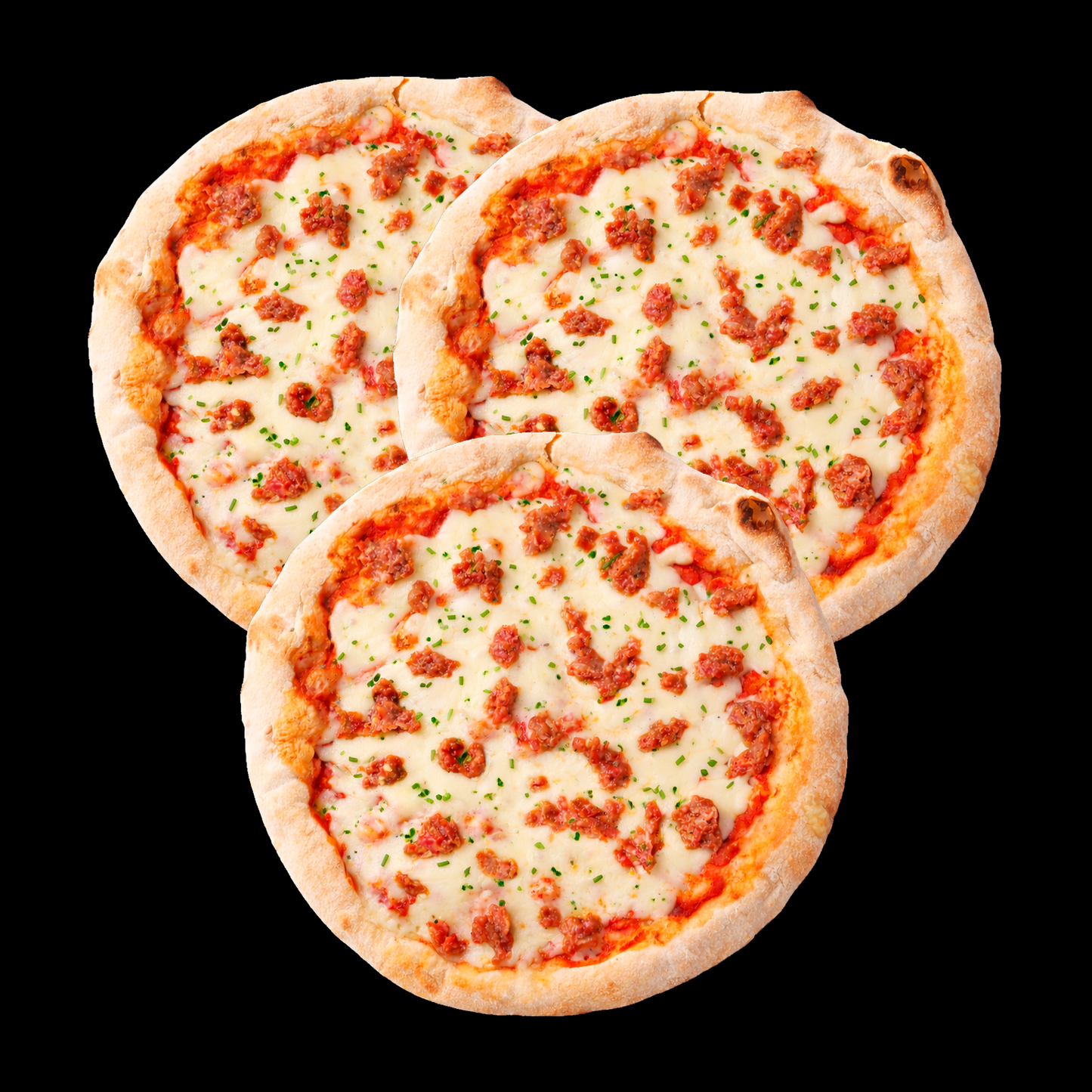 Pizza OHUMAMI Tartar de Fuet (Pack x3)